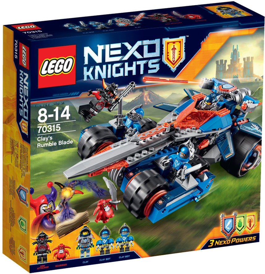 LEGO® Nexo Knights 70315 Clayova burácející čepel od 2 499 Kč - Heureka.cz