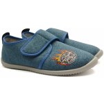 Befado chlapecké barefoot domácí obuv 902X019 modrá – Zboží Dáma