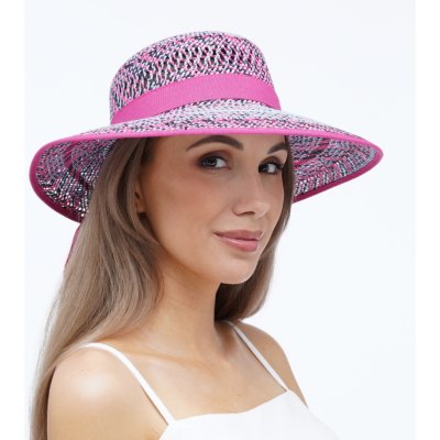 Krumlovanka letní dámský klobouk P-0004/RUZ růžový