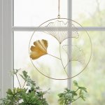 Gilde Kulatý věšák s motivem gingka "Golden Ginkgo" – Sleviste.cz