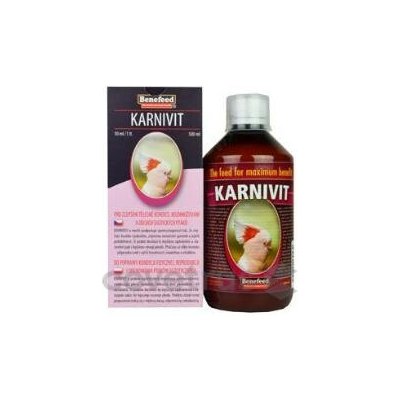 Fauna Hradil Karnivit Exot 0,5 l – Hledejceny.cz