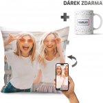 Sablio Polštář s vlastní fotografií 50x50 – Zboží Dáma