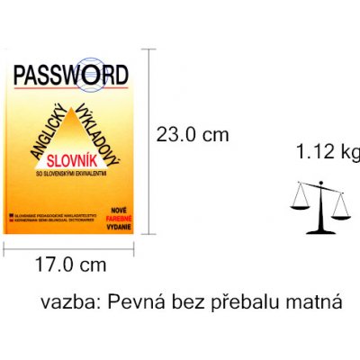 Password - Anglický výkladový slovník so slovenskými ekvivalentmi – Zboží Mobilmania