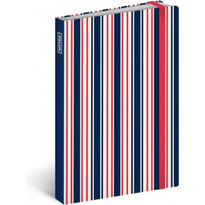 Presco Group Sailor Stripes linkovaný notes 10,5 x 15,8 cm – Zboží Mobilmania