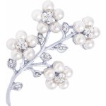 Biju Brož kytka stříbrná 9002033-1 – Zboží Dáma