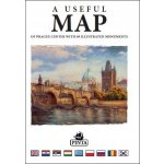 A USEFUL MAP - Praktická mapa centra Prahy s 69 ilustracemi historických památek stříbrná - Daniel Pinta – Sleviste.cz