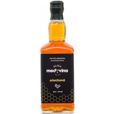 Medovina Elisa Medoviny Ořechová medovina 0,5 l – Sleviste.cz