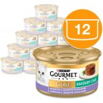 Gourmet Gold Savoury Cake s jehněčím a zelenými fazolkami 12 x 85 g – Hledejceny.cz