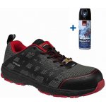 Bennon VECTRA S1P ESD NM Low polobotka černo-červená – Hledejceny.cz