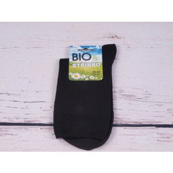 Props ponožky bio antibakteriální se stříbrem ČERNÉ