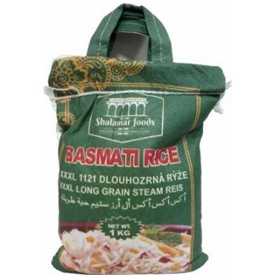 Shalamar rýže Extra Dlouhá Basmati zelená 5 kg – Zboží Dáma