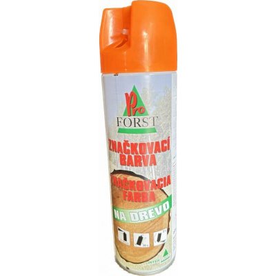 ProForst ERGO Lesnický značkovací sprej 500ml, oranžová – HobbyKompas.cz