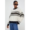 Dámský svetr a pulovr Answear Lab Vlněný svetr lehký 25131.HWK béžová