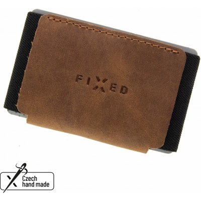 Fixed Tiny Wallet kožená z pravé hovězí kůže FIXW-STN-BRW hnědá – Zbozi.Blesk.cz