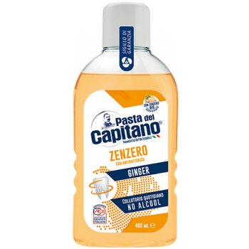 Pasta del Capitano Zenzero con Antibatterico antibakteriální ústní voda s BIO zázvorem 400 ml