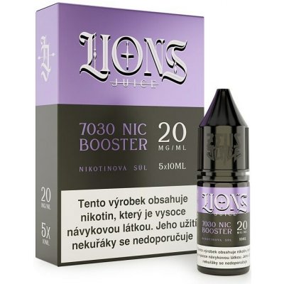 Lions Juice Salt Shot 70/30 5x10 ml 20 mg – Hledejceny.cz