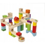 Adam Toys Dřevěná kuličková dráha labyrint 53 ks – Sleviste.cz