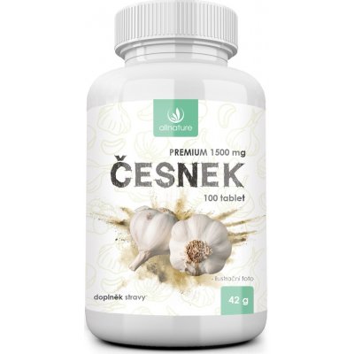 Allnature Česnek 1500 mg 100 tablet – Zbozi.Blesk.cz