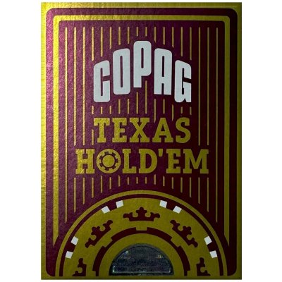 Cartamundi COPAG Texas hold'em GOLD Range plastové – Zboží Mobilmania