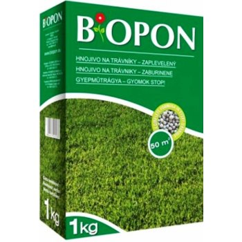 Biopon Trávník zaplevelený hnojivo 1 kg