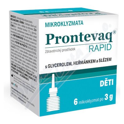 Prontevaq RAPID mikroklyzma děti 6 x 3 g – Sleviste.cz