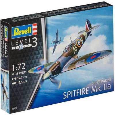 Revell Model Kit Plastic plane 03953 Spitfire Mk. IIa 1:72 – Zboží Mobilmania