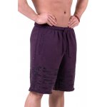 Nebbia Raw Hem Street šortky 151 burgundy – Zbozi.Blesk.cz