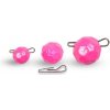 Olověná zátěž a brok Dnipro Lead Olověná Zátěž Čeburaška Fishball Pink Luminescent 18g 5ks