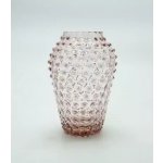 Váza 21cm – Hobnail – Ananas – fialka ametyst – Hledejceny.cz