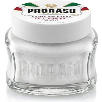 Proraso White Line Sensitive Skin Pre-Shave Cream Green Tea 100 ml – Zboží Dáma