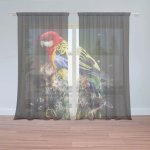 Záclony Barevný papoušek: 2 ks - 150x250 cm - Sablio – Hledejceny.cz