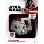 CurePink: | Samolepky na elektroniku Star Wars|Hvězdné Války: Force (5 listů|29 kusů, 18 x 24 cm) [TS7409]
