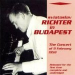 Sviatoslav Richter: In Budapest The Concert Of 9 February 1958 CD – Hledejceny.cz