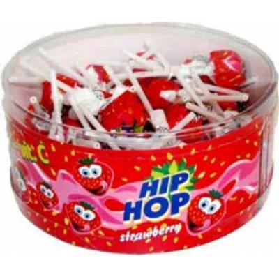 Kaumy Hip Hop lízátka jahodová 50x8 g