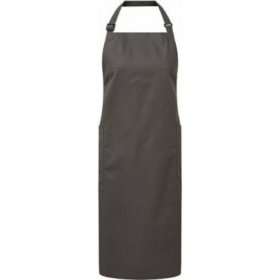 Premier Workwear Vysokogramážová fairtrade zástěra z organické bavlny 2 boční kapsy Černá 86x72cm PW120 – Hledejceny.cz