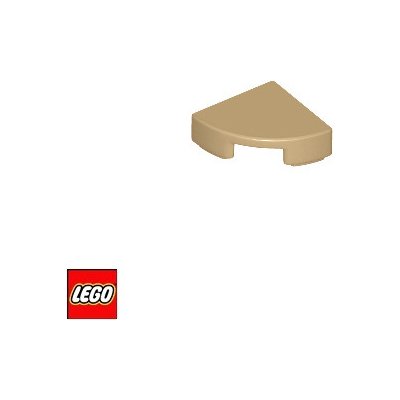 LEGO® 25269 Kruhová Dlaždice 1x1 Čtvrtina Tmavě-Béžová – Zbozi.Blesk.cz