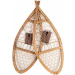 Clayre & Eef Hnědá antik dekorace sněžnice Snowshoes Vintage - 106*39*8 cm – Hledejceny.cz