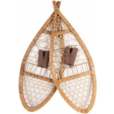 Clayre & Eef Hnědá antik dekorace sněžnice Snowshoes Vintage - 106*39*8 cm – Hledejceny.cz