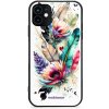 Pouzdro a kryt na mobilní telefon Apple Pouzdro Mobiwear Glossy Apple iPhone 11 - G017G Pírka a květy