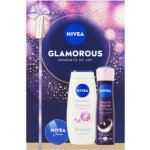 Nivea Glamorous Moments of Joy Nivea Diamond & Argan Oil pečující sprchový gel 250 ml + Nivea Pearl & Beauty antiperspirant ve spreji 150 ml + Nivea Creme krém 30 ml – Hledejceny.cz
