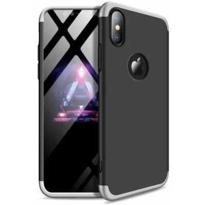 Pouzdro Global Technology iPhone XR - Case 360° - černostříbrné