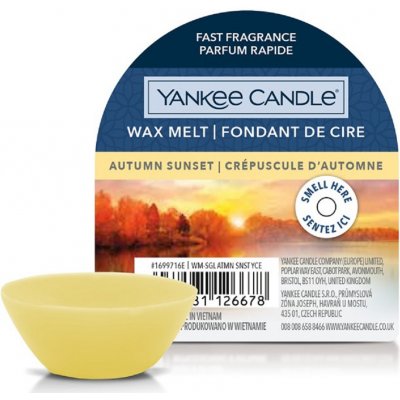 Yankee Candle Signature vonný vosk Autum Sunset Podzimní západ slunce 22 g – Zboží Mobilmania