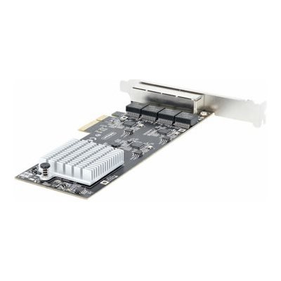Startech 4-Port 2.5Gbps NBASE-T PCIe Network Card, Intel I225-V Chip, Quad Port Computer Network Card, Multi-Gigabit NIC, PCI Express Server LAN Card, Desktop Ethernet Interface Card, PCI Express 2.0 – Hledejceny.cz