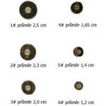 E-myslivost Knoflíky z paroží - Průměr 4 – Zboží Dáma