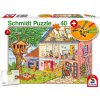 Puzzle SCHMIDT Pracovití řemeslníci + dětské nářadí 40 dílků