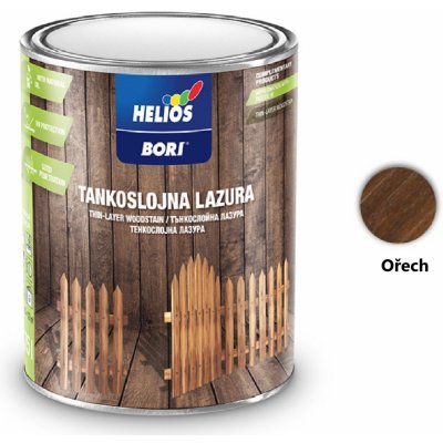 Helios Bori tenkovrstvá lazura 0,75 l ořech – Zboží Mobilmania