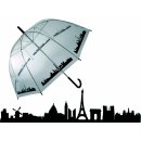 DecoDoma deštník průhledný Paříž