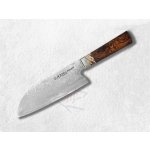 Dellinger Manmosu Professional Damascus nůž šéfkuchaře Santoku 180 mm – Zboží Dáma