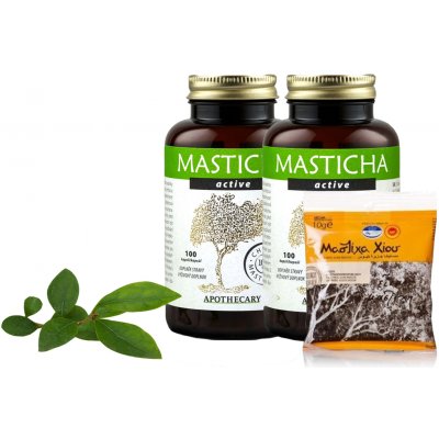 APOTHECARY Masticha Active 200 kapslí + Krystaly – Hledejceny.cz