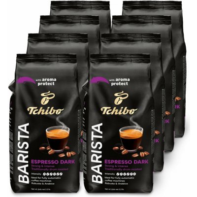 Tchibo Barista Espresso Dark zrnková 8 x 1 kg – Hledejceny.cz